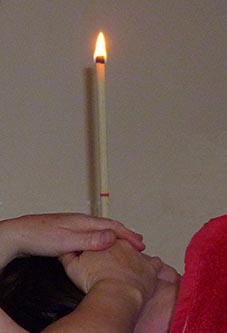 Hopi Ear Candle treatment offered at Touching Well in Nottingham